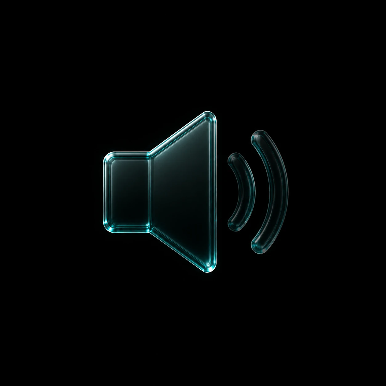 A luminous speaker representing voice cloning and the Kawabunga voice library